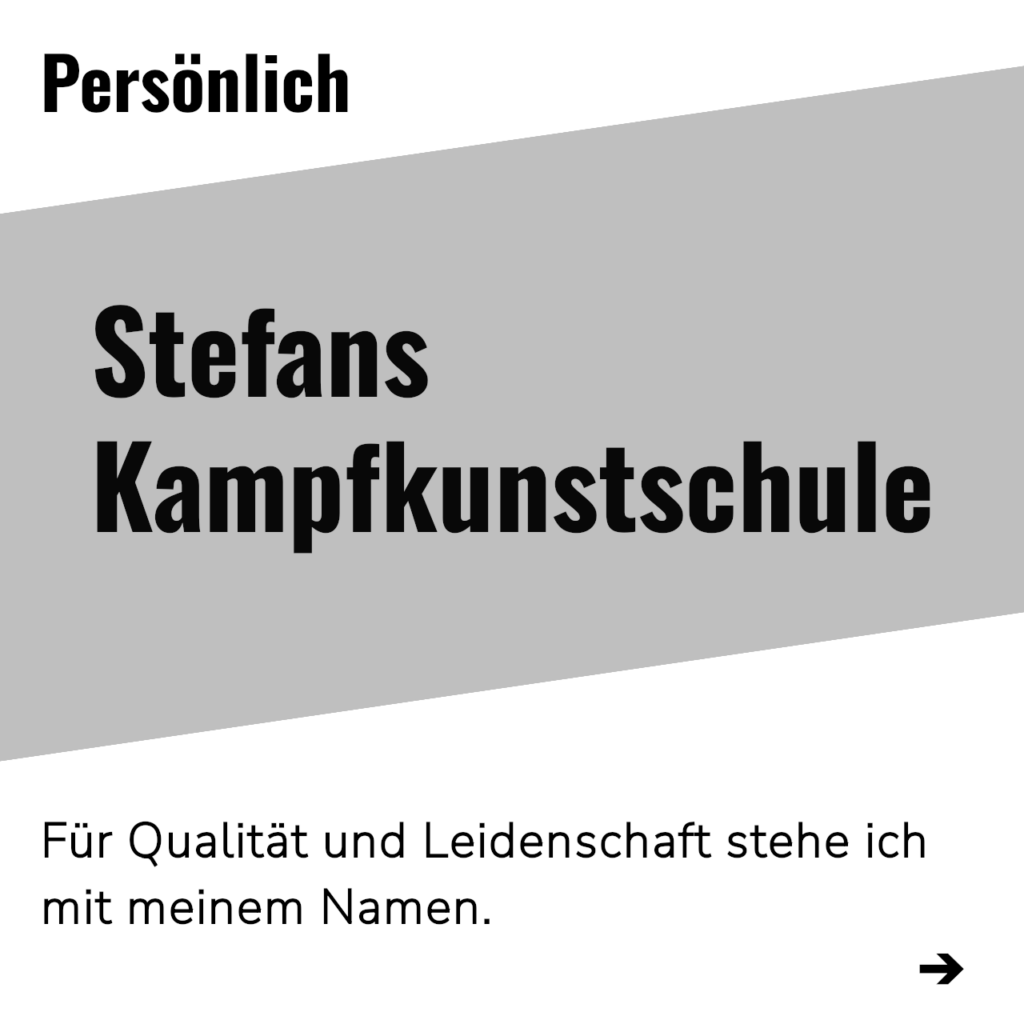 Stefans Kampfkunstschule - Neuer Name