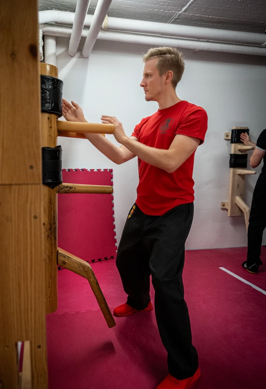 Wing Chun Training in Stefans Kampfkunstschule