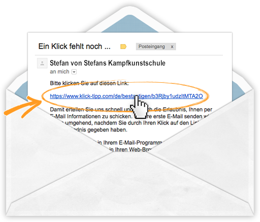 E-Mail bestätigen